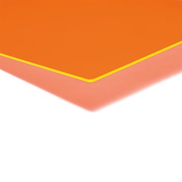Plexiglas® Orange 3 mm 82705251 (fluorescerende) 3050 x 2050 mm