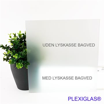 Plexiglas® Opal Akryl 78% 3 mm - Ekstruderet