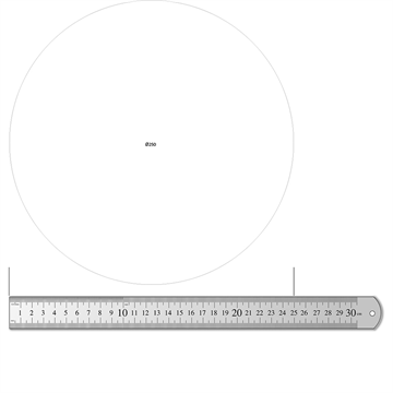 Rondel Ø=250 mm