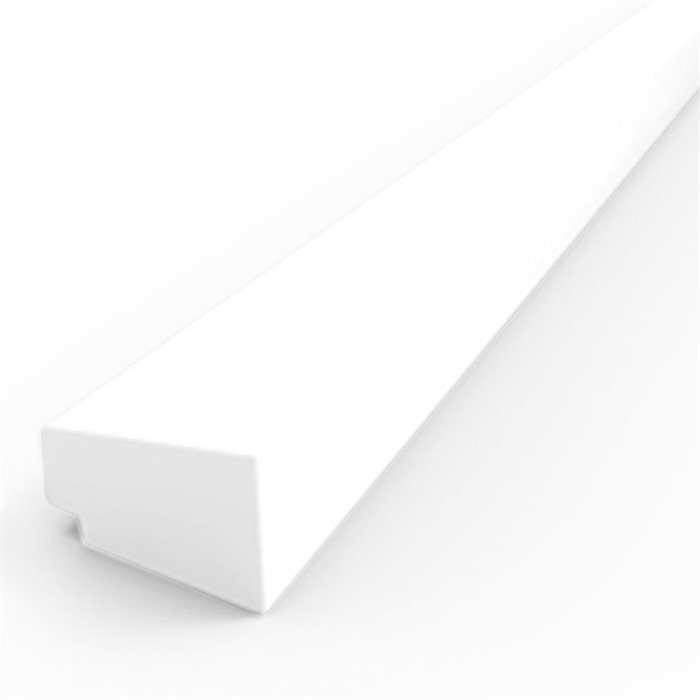 White glass mouldings